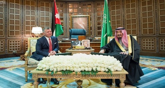 خادم الحرمين الشريفين وملك الأردن يعقدان جلسة مباحثات رسمية