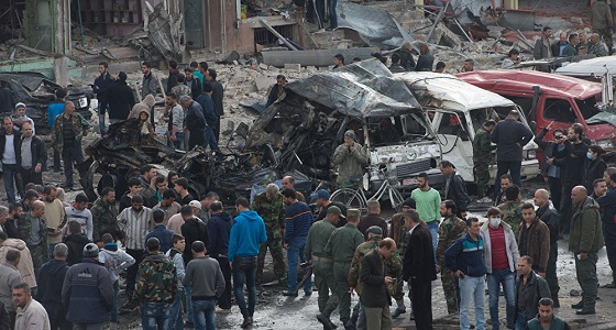 مقتل 6 أشخاص في انفجار حافلة بحمص السورية