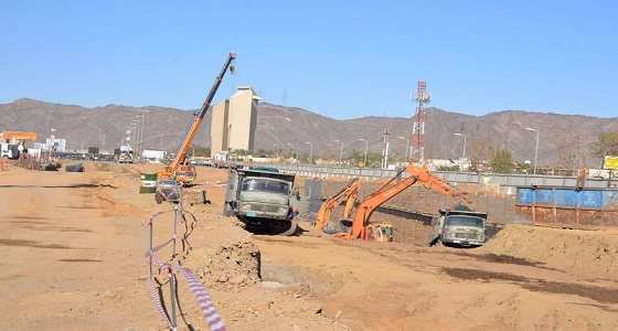 بالصور.. الانتهاء من أعمال مشروع نفق طريق الملك سعود في نجران بنسبة 40%