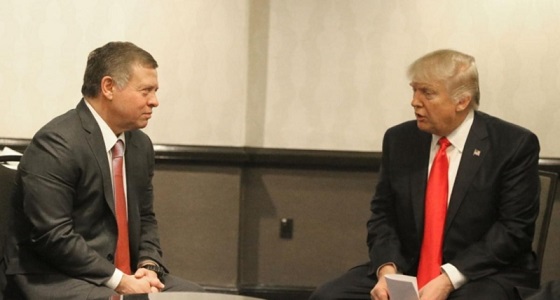 ترامب يبلغ الملك عبدالله الثانى خطته نقل السفارة الأمريكية للقدس