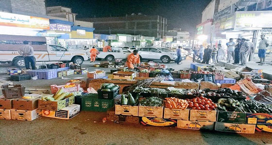 مصادرة مواد غذائية فاسدة بجازان