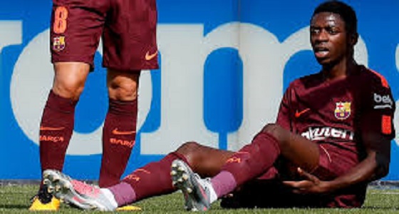 بعد إصابته .. ديمبيلي يشارك في تدريب برشلونة