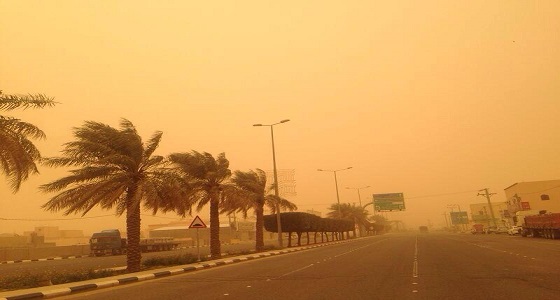 رياح وغبار في 8 مناطق بدءًا صباح اليوم