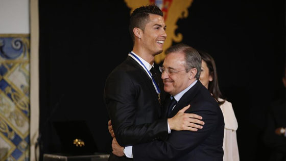 رئيس ريال مدريد يتحايل على رحيل رونالدو
