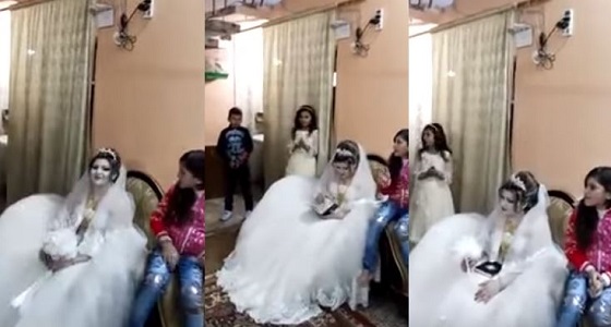 بالفيديو.. عروس تترك الاحتفال بزفافها لتقرأ القرآن الكريم