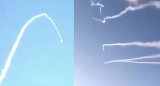 بالفيديو.. لحظة التصدي لصاروخ حوثي في سماء الرياض
