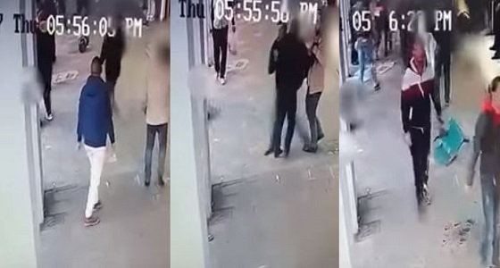بالفيديو .. مشاجرة عنيفة بين المواطنين في السوق