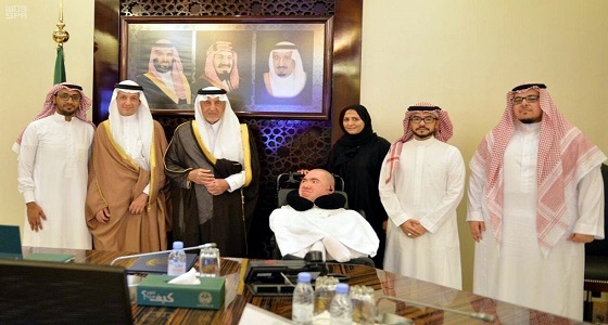 الأمير خالد الفيصل يستقبل مؤسس جمعية الإرادة لموهوبي ذوي الإعاقة