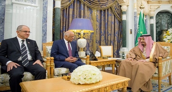 خادم الحرمين الشريفين يستقبل رئيس مجلس النواب المصري