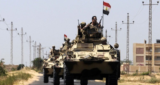 طائرة بدون طيار تقصف موقع أمني للجيش المصري بوسط سيناء