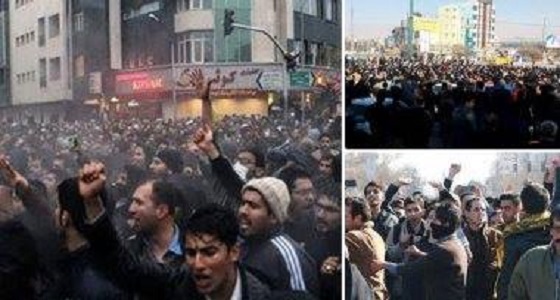 أهالي كرمنشاه يشتبكون بعنف مع الأمن الإيراني