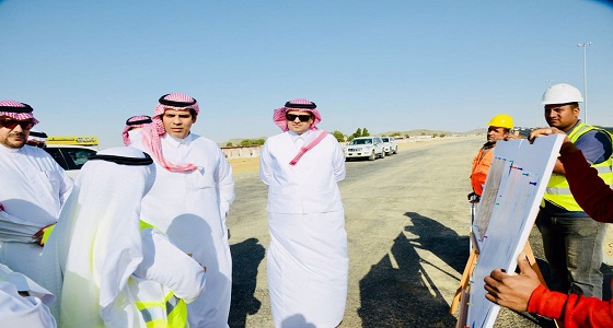بالصور.. وزير النقل يتفقد جسر بريمان في جدة