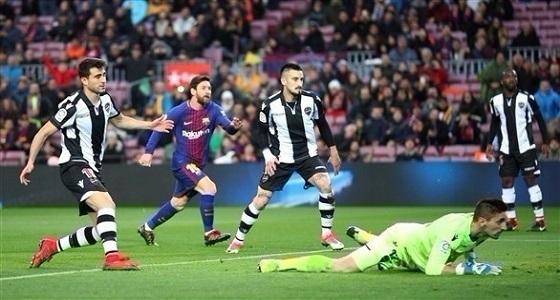 برشلونة يحقق فوزه الأول في 2018 بثلاثية نظيفة ضد ليفانتي