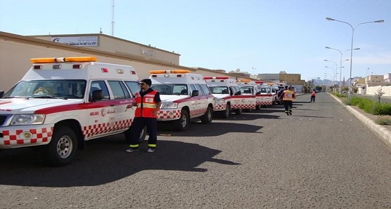 هلال الطائف يقدم الخدمة الطبية لـ 5 إصابات إثر حادث تصادم