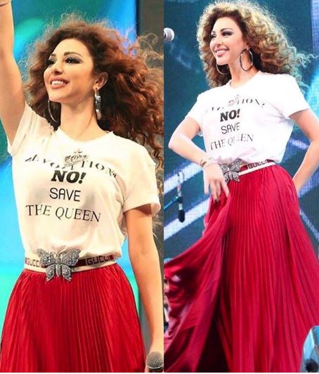 إطلالة جذابة لميريام فارس في القرية العالمية بدبي