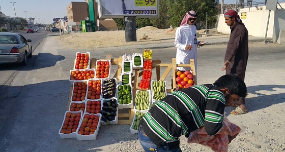 مسح كامل لجميع مواقع تجمعات الباعة الجائلين بالدمام والجبيل