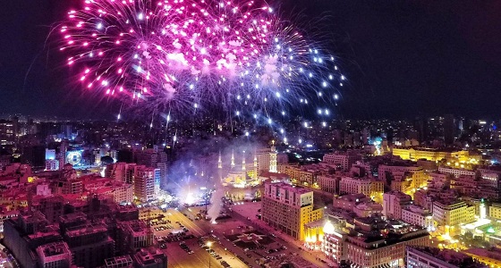 ساحة النجمة في بيروت تشهد احتفالات كبرى في بداية العام الجديد