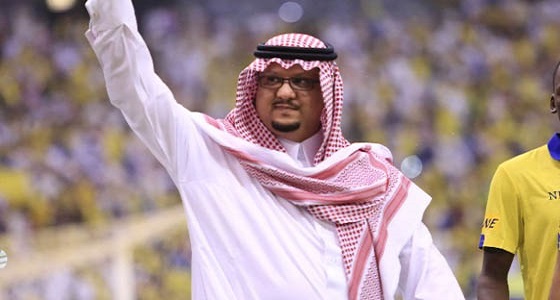 لاعب النصر لـ الأمير فيصل بن تركي: &#8221; شكرا على ما قدمت لنا &#8220;