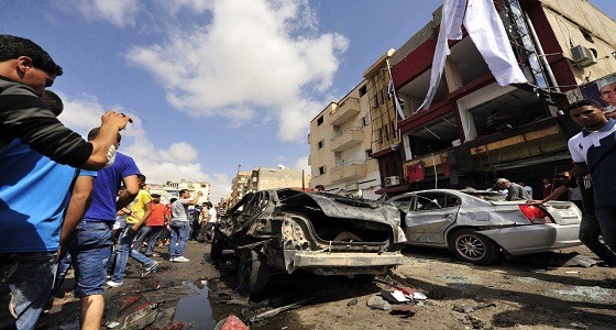 حصيلة قتلى تفجير بنغازي ترتفع لـ 34 شخصا