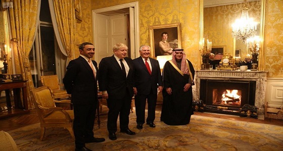 الجبير يشارك في عشاء عمل مع وزراء الخارجية البريطاني والإماراتي والأمريكي