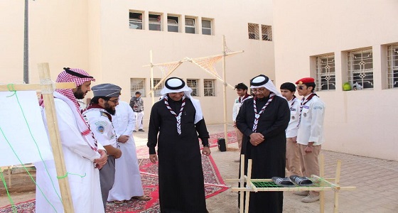 تدشين النادي الكشفي بثانوية البيروني بالرياض