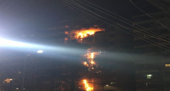 بلدية بيروت تسيطر على حريق بأحد الفنادق