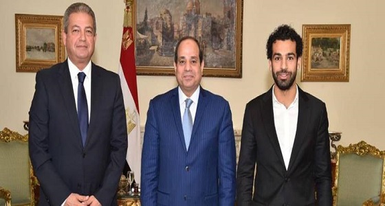 السيسي يهنيء محمد صلاح بعد فوزه بأفضل لاعب أفريقي