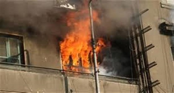 حالة وفاة إثر اندلاع حريق بأحد المباني في مكة