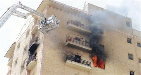 إصابة 6 أشخاص إثر اندلاع حريق في شقة بالطائف