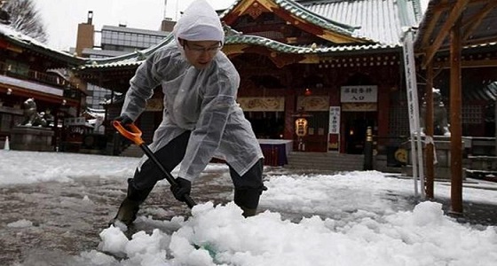 إلغاء خدمة القطارات بـ طوكيو لتساقط الثلوج
