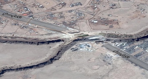 إنجاز 78% من جسر تقاطع طريق الإمام مسلم مع وادي الباقرة