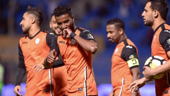 الشباب يتأهل الى دور الـ 16 بثنائية في مرمى نجران