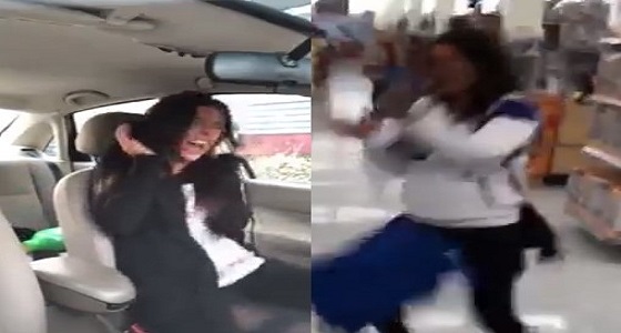 بالفيديو.. شاب يثير غضب زوجته عقب إصابتها بالرعب