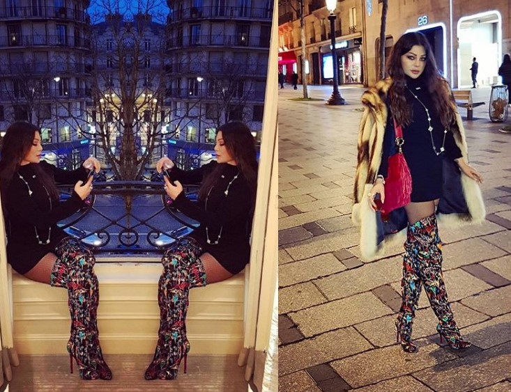 هيفاء وهبي تواصل إثارة جمهورها بـ ” البوط الملون “