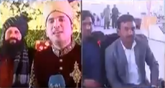 بالفيديو.. مراسل يجري تغطية لحفل زفافه ويحاور العروس وعائلتها