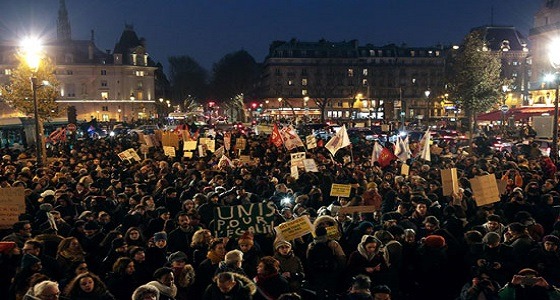احتجاجات حاشدة في باريس ضد مشروع قانون الهجرة الجديد