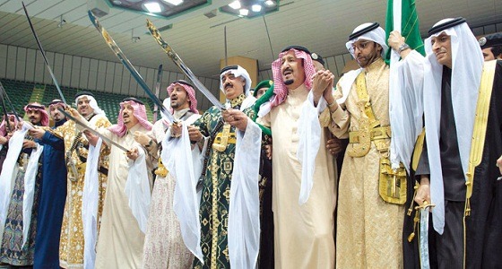 خادم الحرمين يرعى حفل العرضة السعودية ضمن فعاليات الجنادرية 32