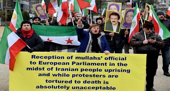 تظاهرات في بروكسل احتجاجا على زيارة مسئول من طهران بلجيكا