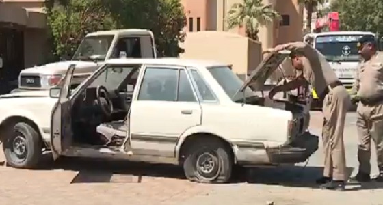 بالفيديو.. إزالة السيارات المهملة من شوارع &#8221; نجران &#8220;