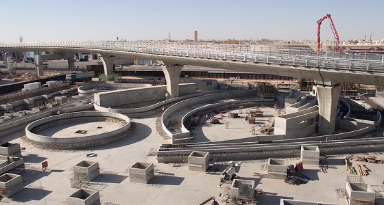 بالصور.. إنشاء محطة قطار الرياض الغربية بمساحة 12,500م2