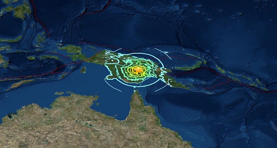 بابوا غينيا الجديدة تتعرض لزلزال بقوة 7.5 درجات