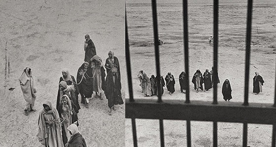 صور نادرة لسجناء عند قلعة ” الدوادمي ” ترجع لعام 1942 م