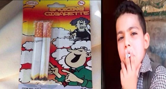 لعبة أطفال على شكل ” سجائر ” تثير غضب الأهالي