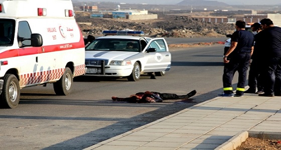 دهس شخص بعد عبوره طريق غير مخصص للمشاة في جدة