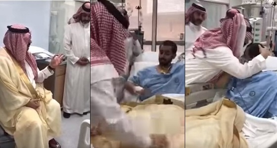 مغردون يعيدون نشر فيديو زيارة الأمير تركي بن طلال لضابط أصيب بالحد الجنوبي