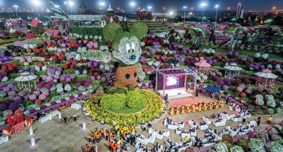 دبي تدخل موسوعة جينيس بأكبر مجسم لـ ” ميكي ماوس “