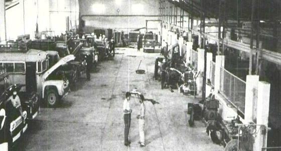 صورة نادرة لورشة الراشد الميكانيكية ببريدة