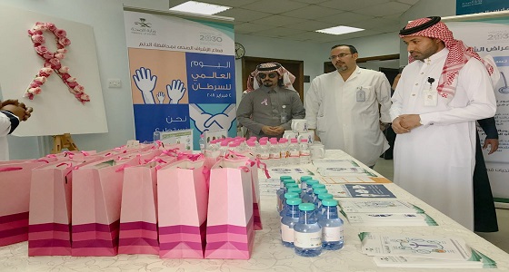 بالصور.. مستشفى الدلم يقيم معرض للتوعية بالسرطان بمشاركة مكتب الإشراف