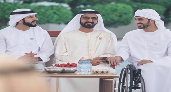 بالصور.. محمد بن راشد ومحمد بن زايد يستقبلان زايد بن حمدان بعد علاجه