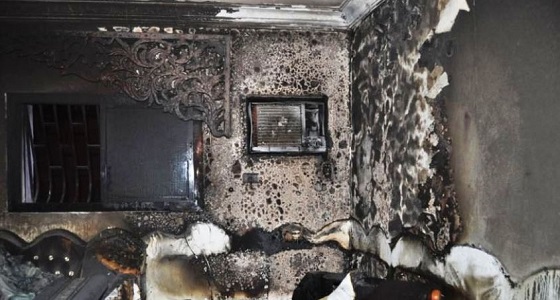 إصابة طفلة في حريق منزل بالطائف
